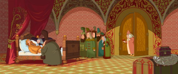 Кадры из мультфильма Три богатыря и Наследница престола