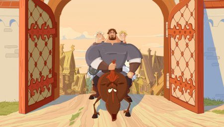 Кадры из мультфильма Три богатыря и Наследница престола