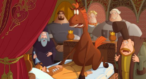 Кадры из мультфильма Три богатыря и Наследница престола