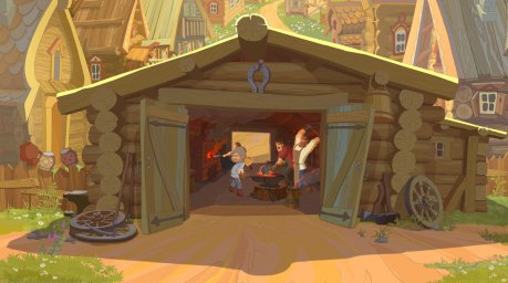 Кадры из мультфильма Три богатыря и Наследница престола