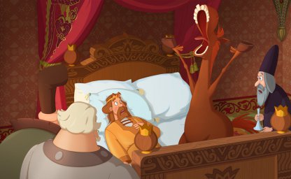 Кадры из мультфильма Три богатыря и Наследница престола